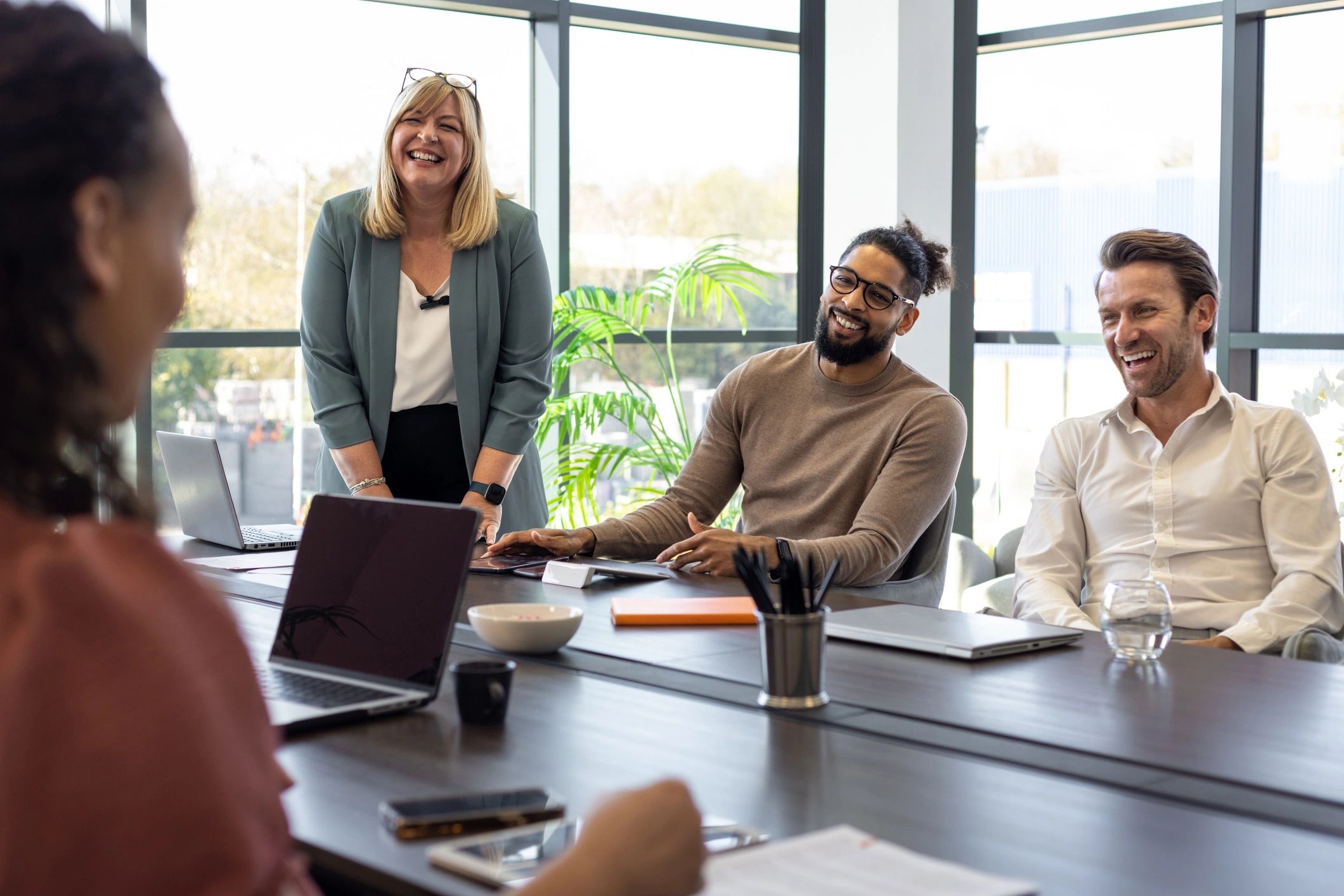 Enterprise team collaborating on digital transformation planning